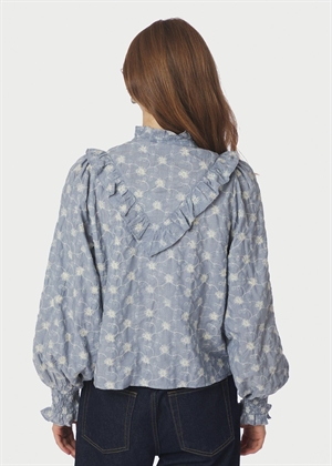 Degas delicate bluse Dusty Blue Neo Noir